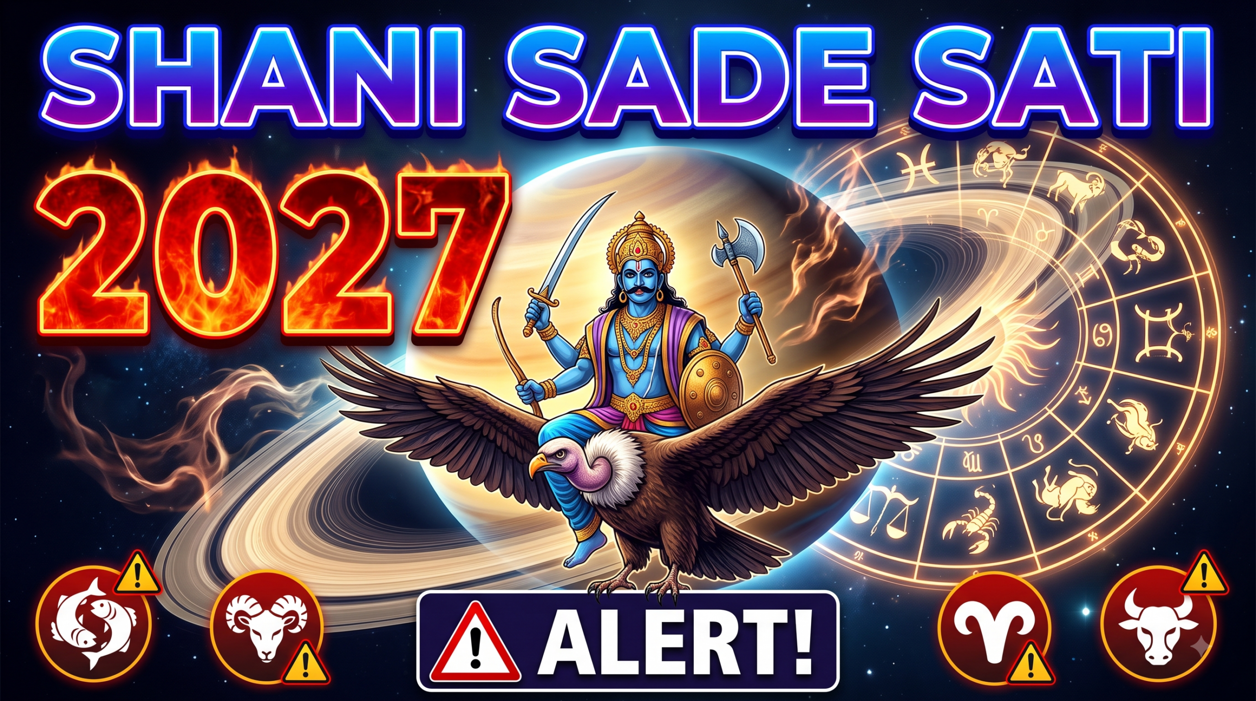 Shani Sade Sati 2027 alert as Saturn enters Aries, with Taurus entering Sade Sati and Aquarius getting relief