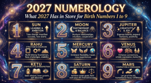 2027 Numerology predictions by Birth Number 1 to 9 by Sidhharrth S Kumaar